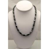 Men's Magnetic Twist Beads Hematite Necklace